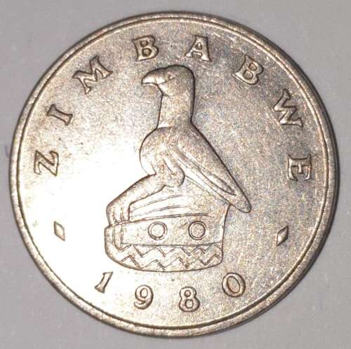 1980 - 5 CENT COIN - ZIMBABWE - (Copper-Nickel)